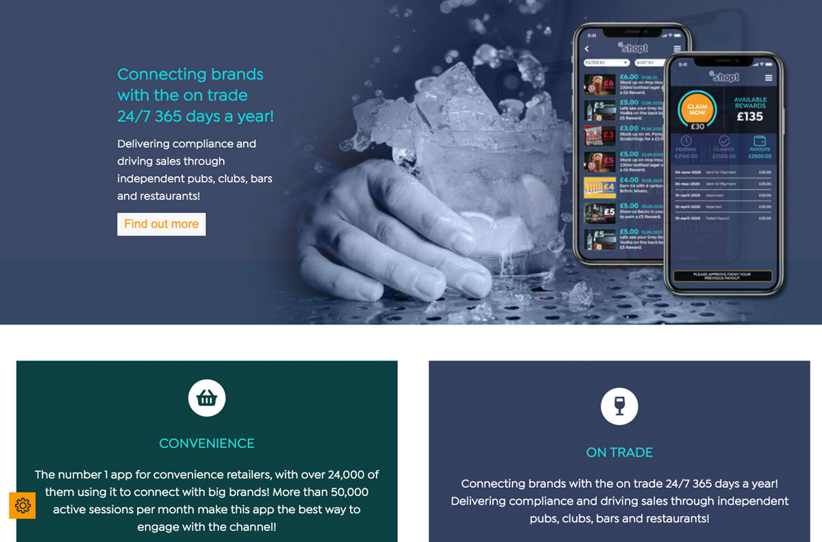 Red Dice digital design - corporate website home page examples